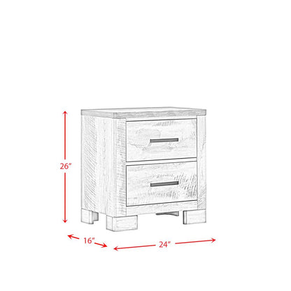 Adam 2-Drawer Nightstand