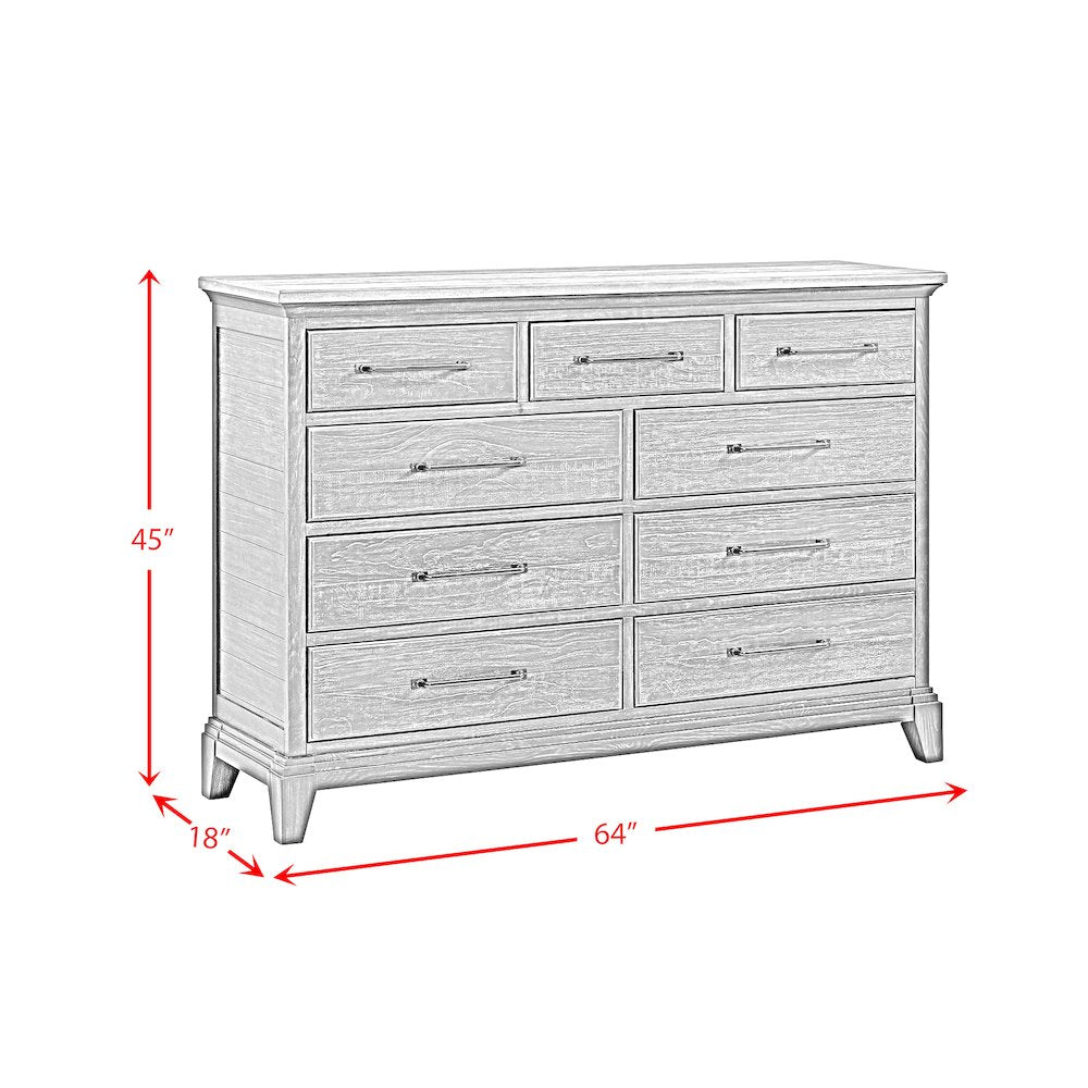Johnshaven  Dresser in Espresso & Brown