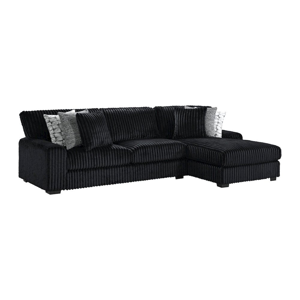 Twilight 2PC Sectional Set in Grand Cord