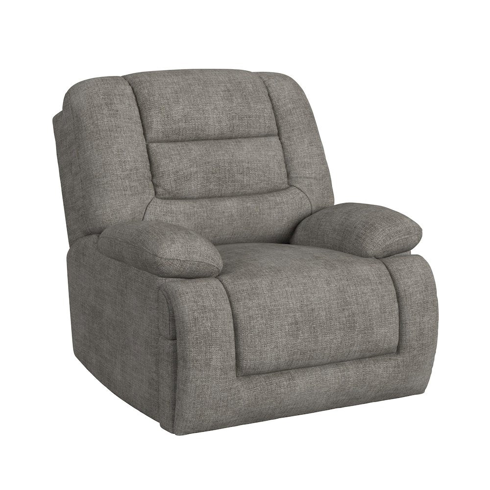 Snyder P3 Recliner with Heat Massage, zero gravity, memory foam in Amount Grey