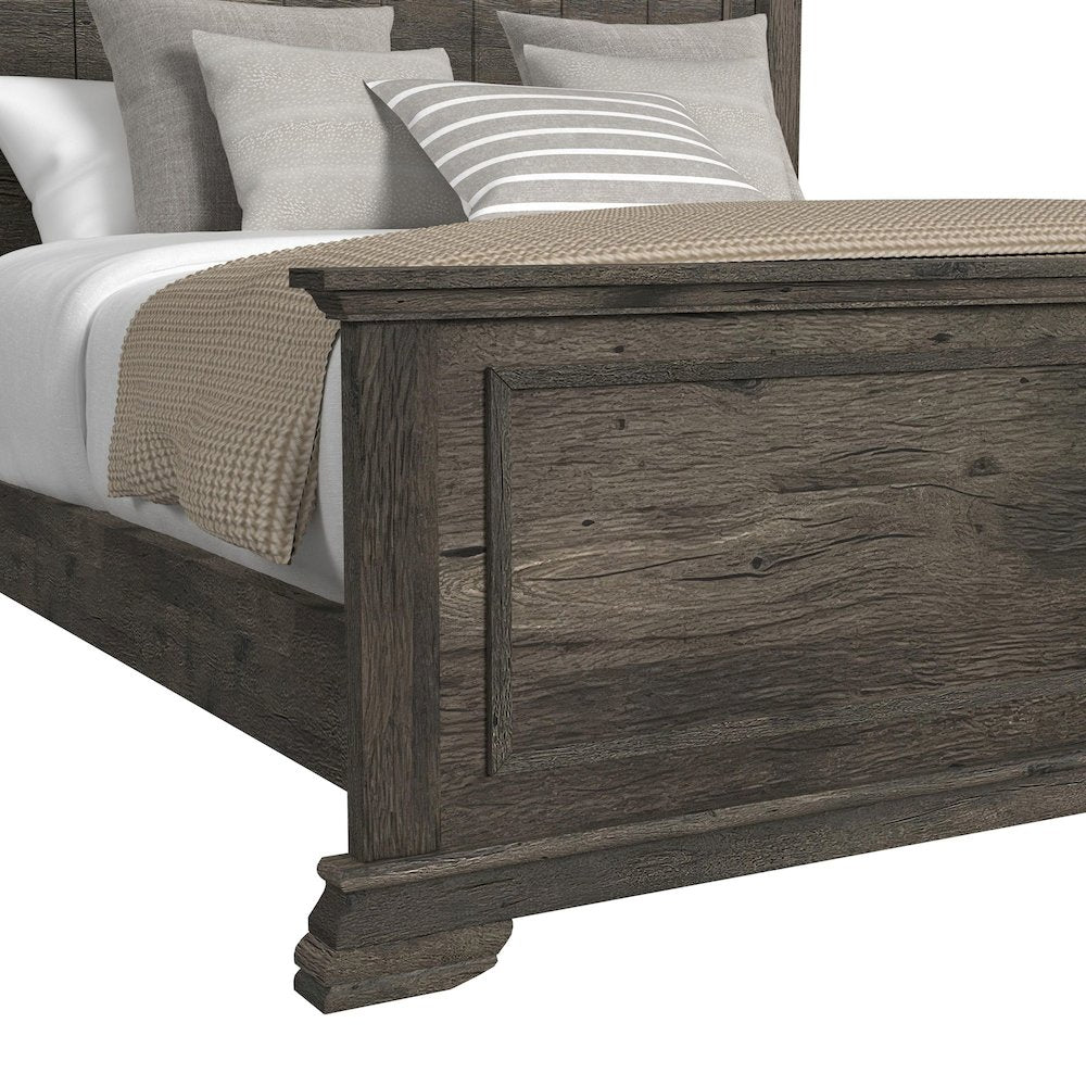 Park Ridge Queen Panel 5PC Bedroom Set in Charcoal