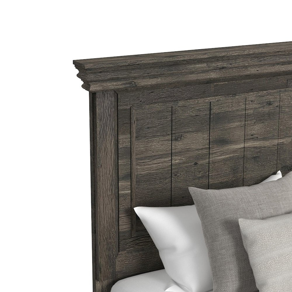 Park Ridge Queen Panel 5PC Bedroom Set in Charcoal