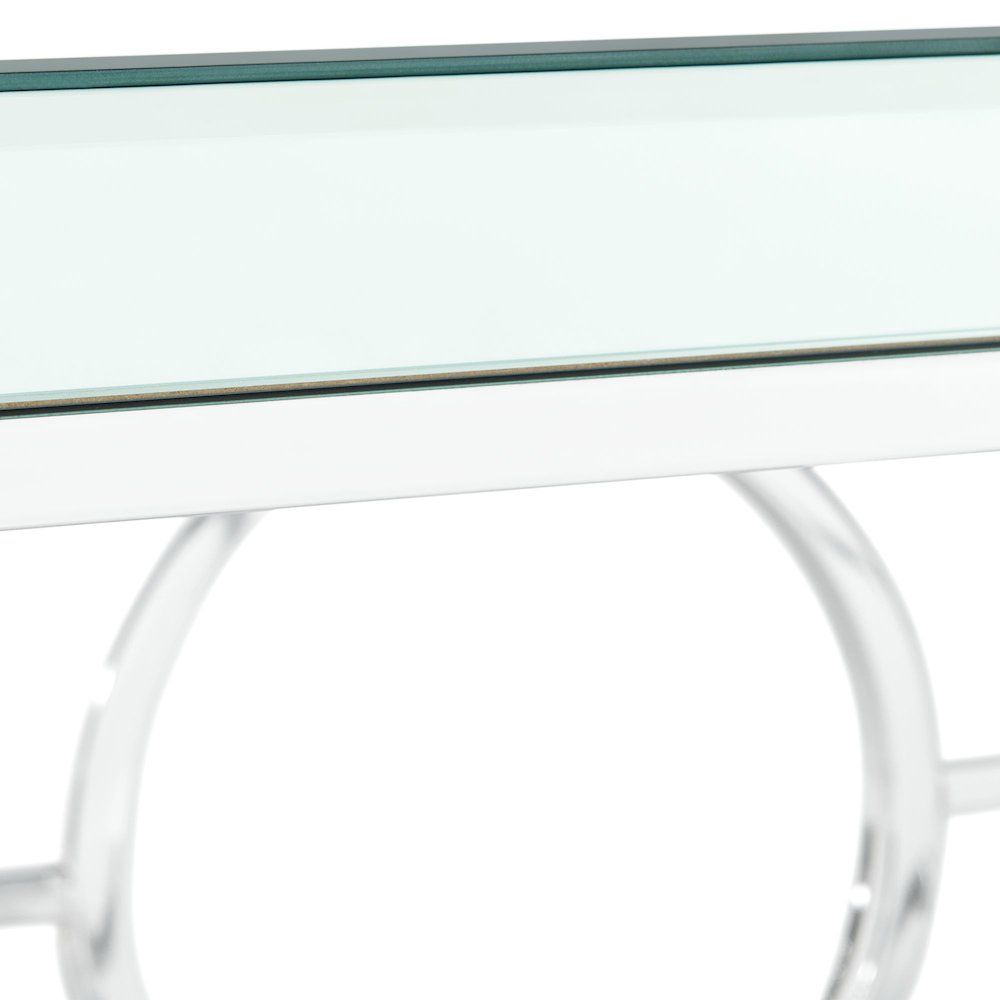 Katie Square Mirrored End Table