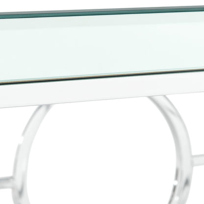 Katie Square Mirrored End Table