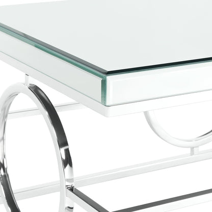 Katie Square Mirrored End Table