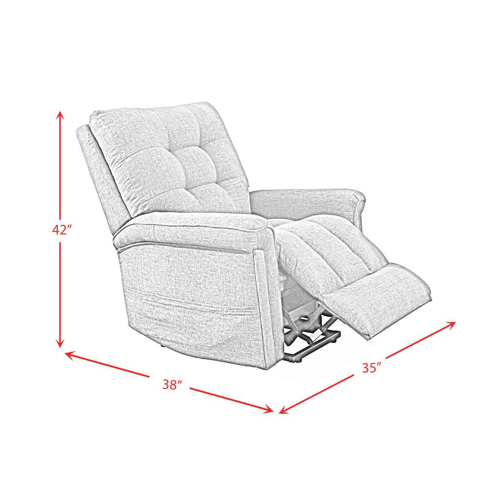 Secco Power Motion Lift Chair in 15337-2 Ribbit Charcoal