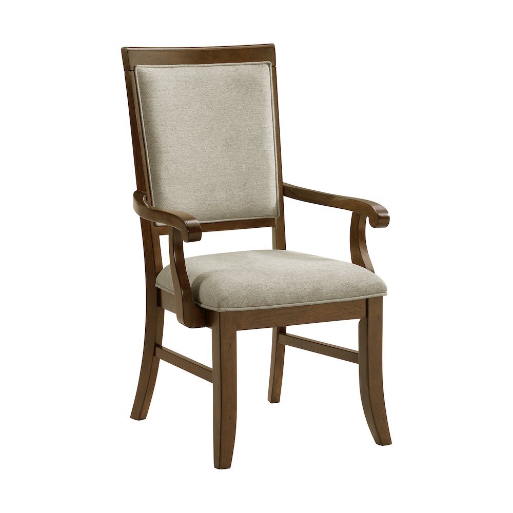 7PC Standard Height Dining Set in Cherry-Table, Four Chairs and Two Arm Chairs