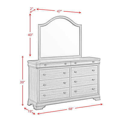 Stark King 5PC Bedroom Set in Cherry