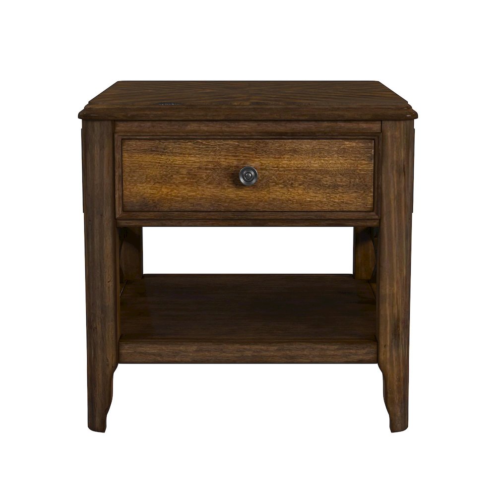 Stark End Table in Cherry