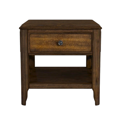Stark End Table in Cherry