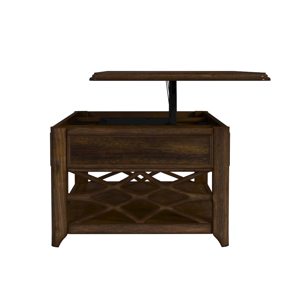 Stark Lift-Top Coffee Table in Cherry