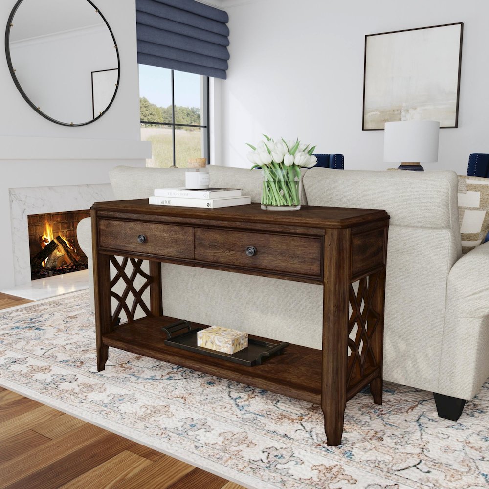 Stark Sofa Table in Cherry