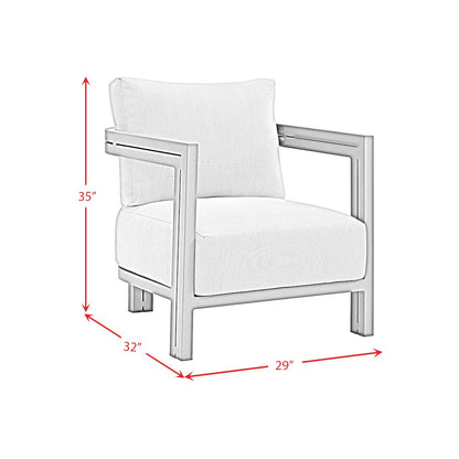 Playa Chair - Dark Grey and Olefin Beige (2 Per Carton)