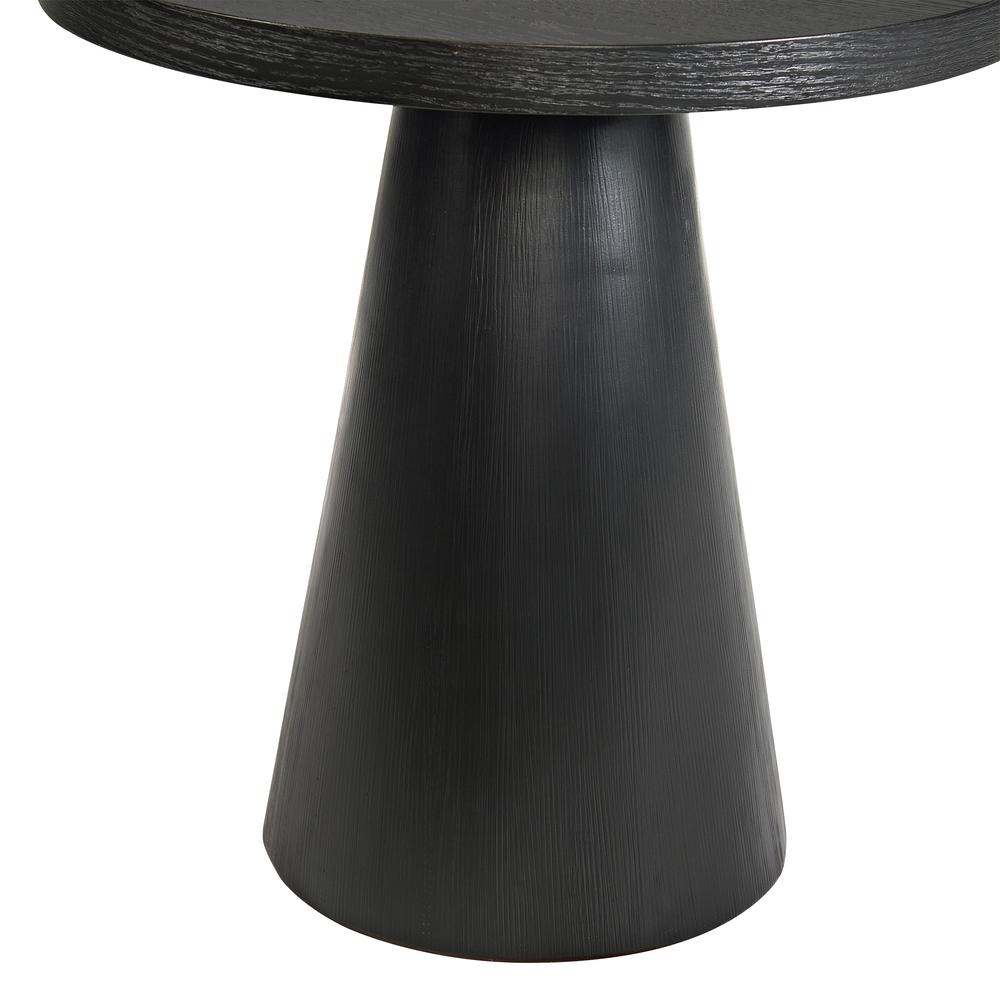 Canal 2PC Occasional Table Set in Black-Coffee Table & End Table