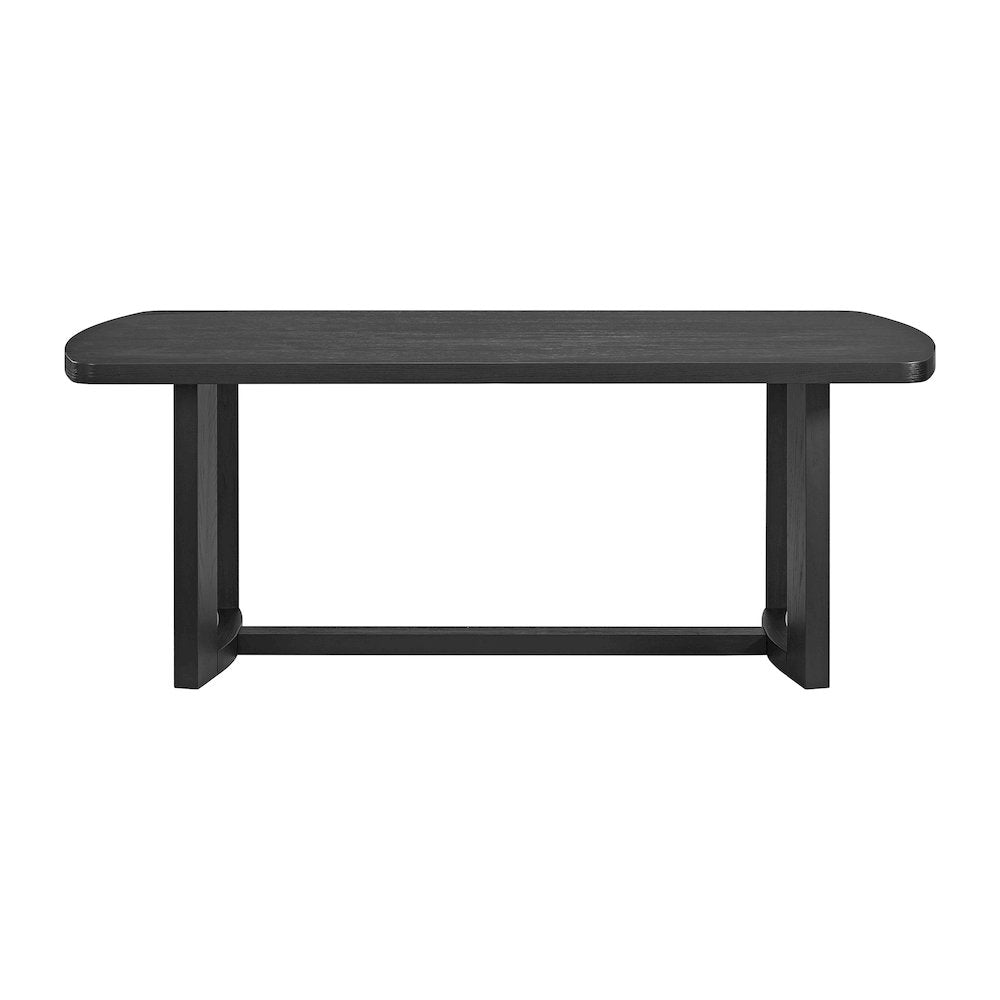 Portland Rectangular Dining Table in Black