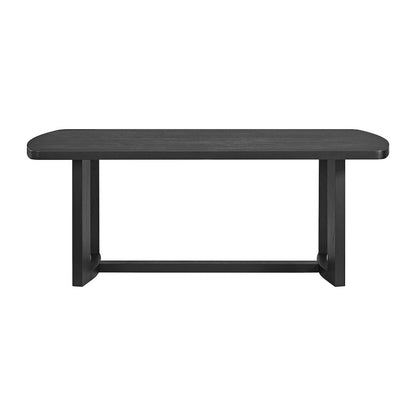 Portland Rectangular Dining Table in Black