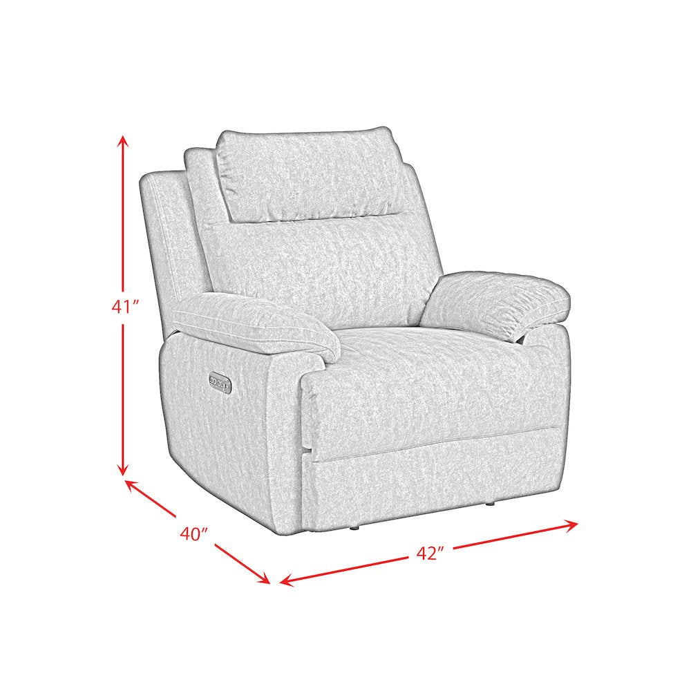 Guston P2 Recliner, zero gravity, memory foam in Explore Charcoal