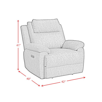 Guston P2 Recliner, zero gravity, memory foam in Explore Charcoal