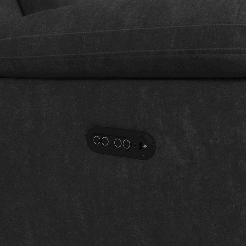 Guston P2 Recliner, zero gravity, memory foam in Explore Charcoal