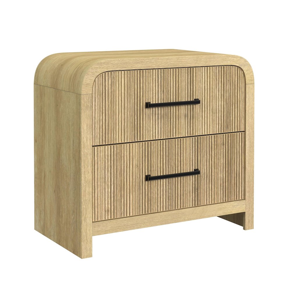 Woodridge Twin Storage 5PC Bedroom Set in Natural