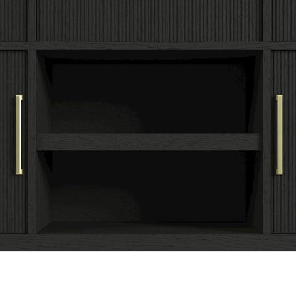 Ridgemont Server in Black with Grain