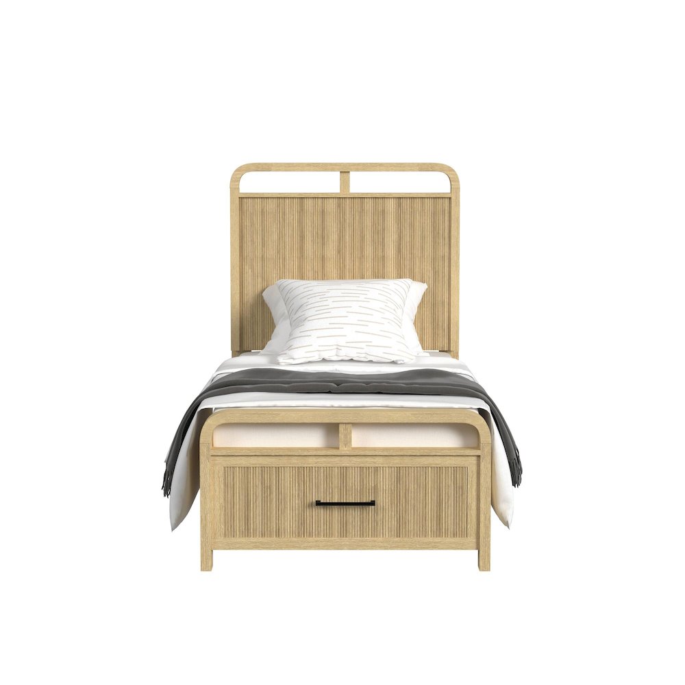 Woodridge Twin Storage Bed in Natural