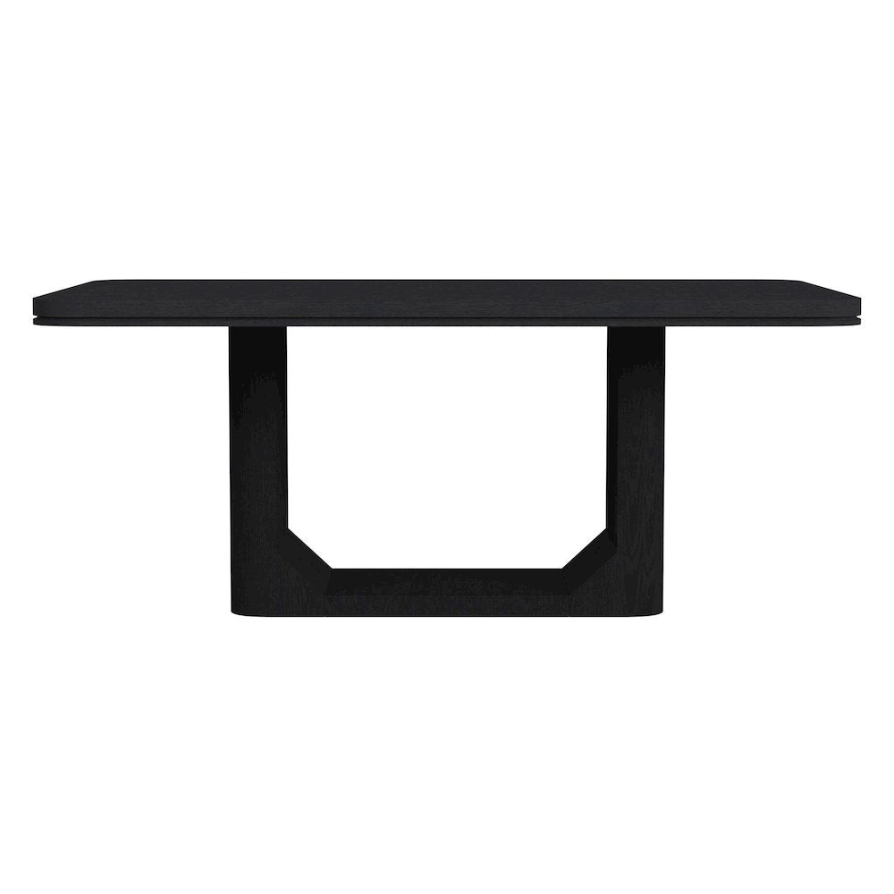 Camelot 72" Rectangular Dining Table in Black