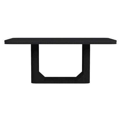 Camelot 72" Rectangular Dining Table in Black