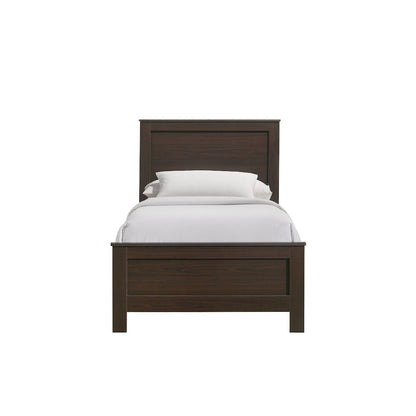 Santino Twin Panel Bed in Espresso