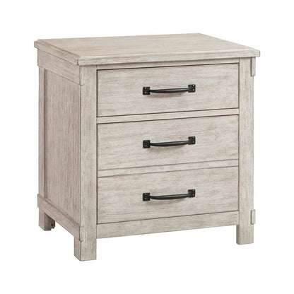 Jack 2-Drawer Nightstand with USB Ports