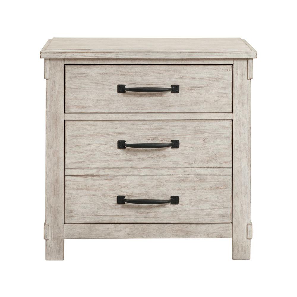 Jack 2-Drawer Nightstand with USB Ports