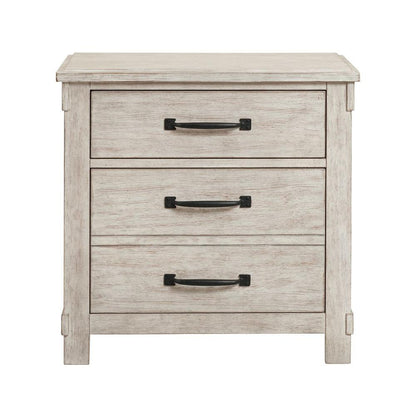 Jack 2-Drawer Nightstand with USB Ports