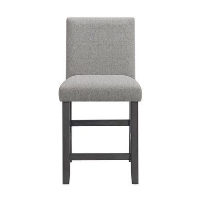 Hester Counter Side Chair with Grey Fabric in Grey (2 Per Carton)