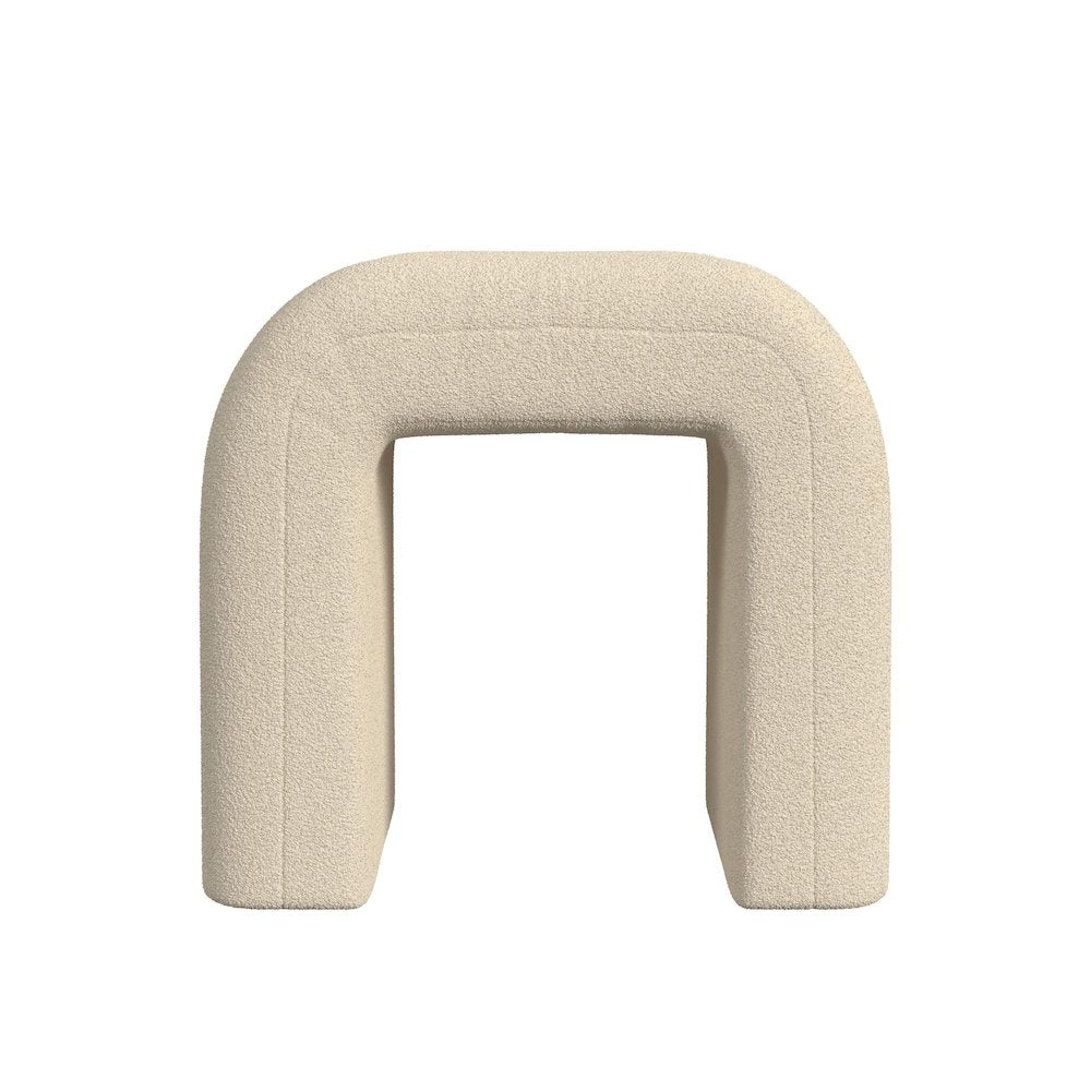Seqouia Bench With 2 Stools in Ching Cream