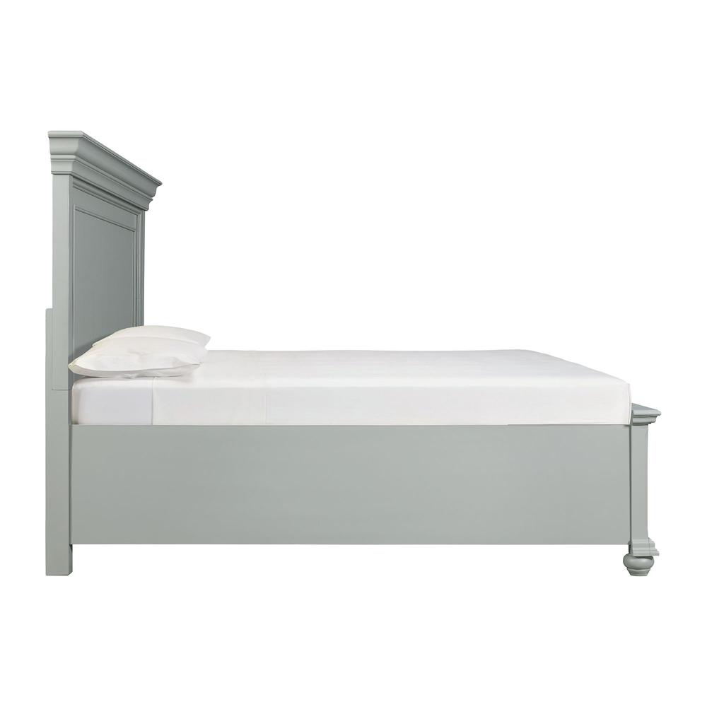 Brooks Queen Platform Storage Bed in Grey