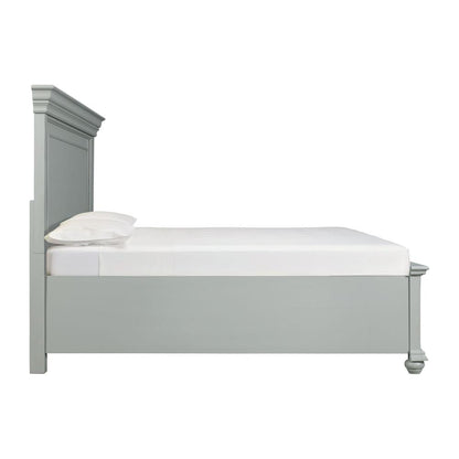 Brooks Queen Platform Storage Bed in Grey