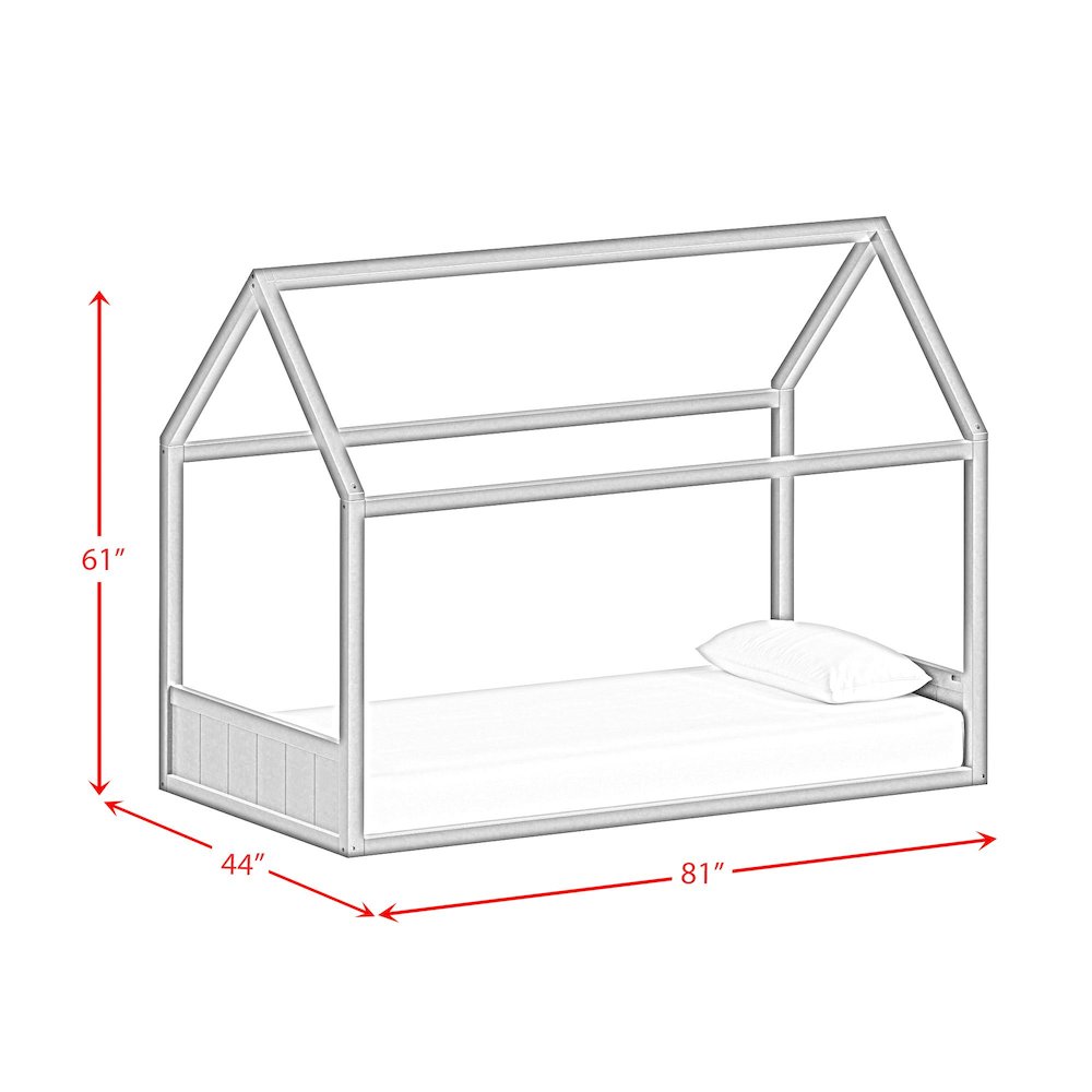 Santino Twin Montessori Bed in Espresso