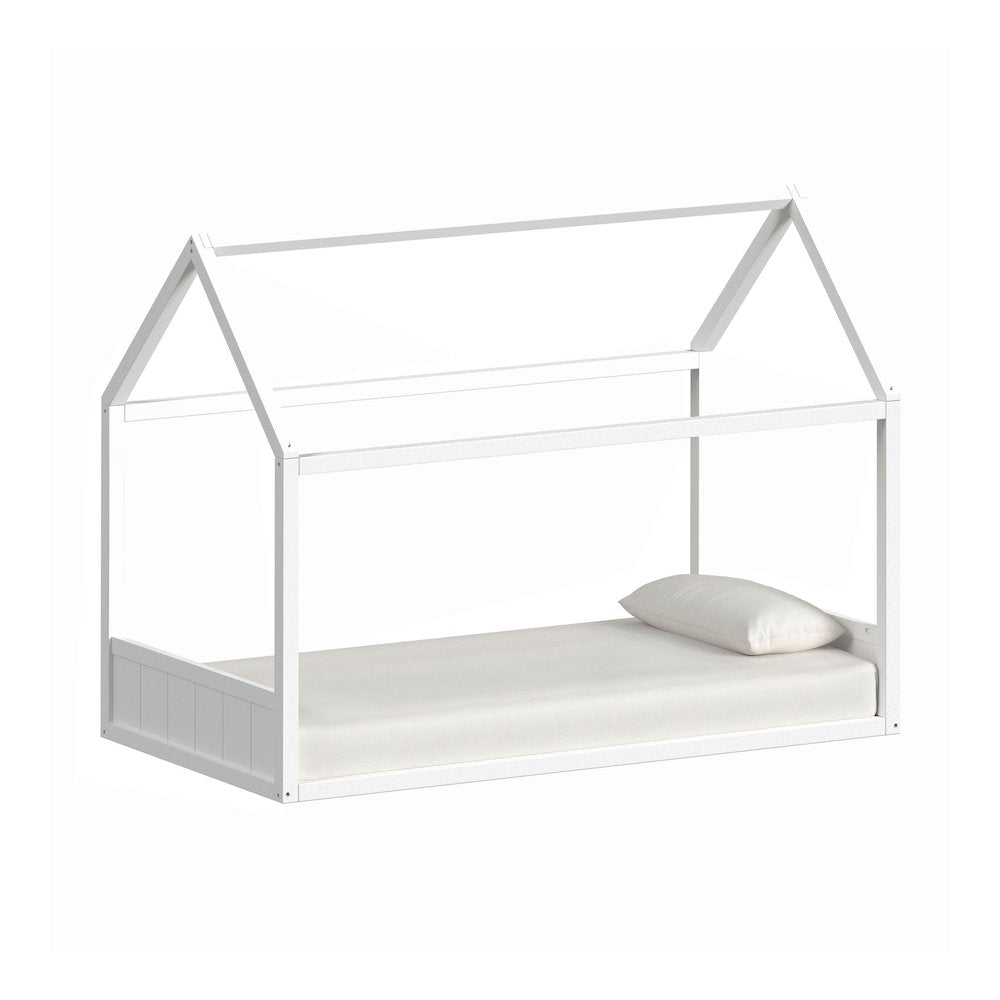 Santino Twin Montessori Bed in White