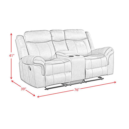 Tasso 2PC Living Room Set in T101 Brown-Sofa & Loveseat