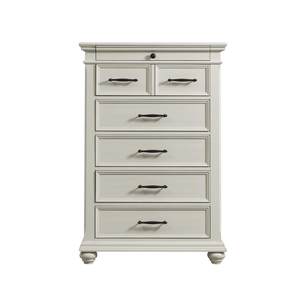 Brooks 6-Drawer Chest in Antique White