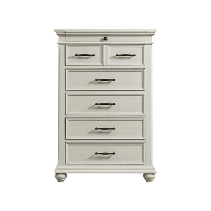 Brooks 6-Drawer Chest in Antique White