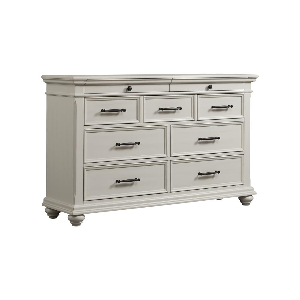 Brooks 9-Drawer Dresser in Antique White