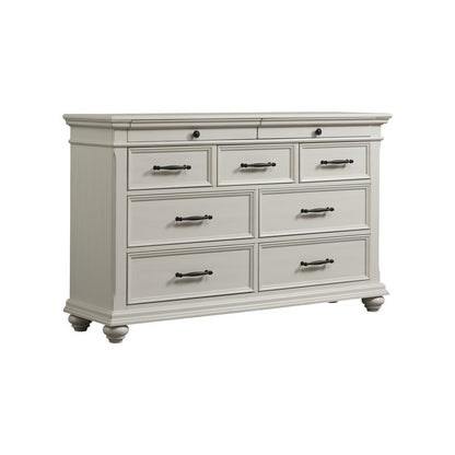 Brooks 9-Drawer Dresser in Antique White