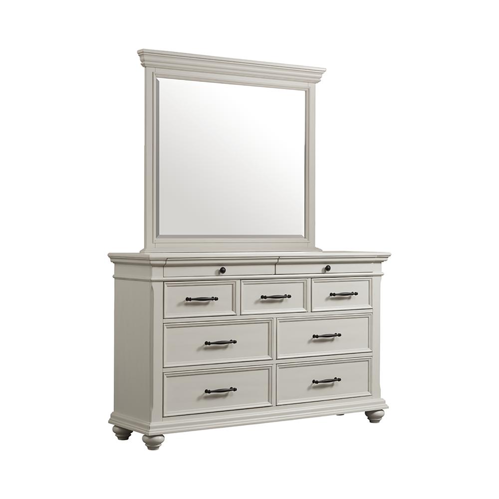 Brooks 9-Drawer Dresser in Antique White
