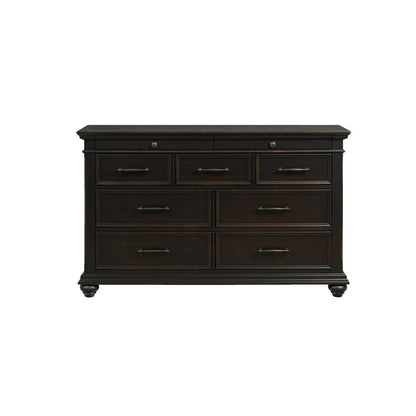 Brooks 9-Drawer Dresser in Black