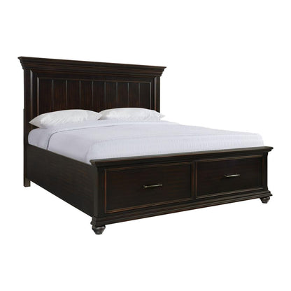 Brooks King Platform Storage 3PC Bedroom Set in Black