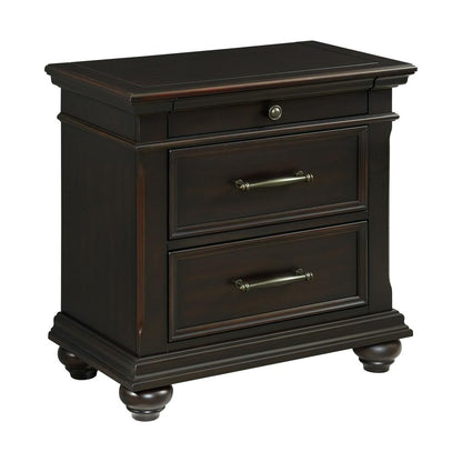 Brooks King Platform Storage 3PC Bedroom Set in Black