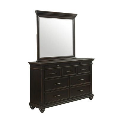 Brooks King Platform Storage 6PC Bedroom Set in Black