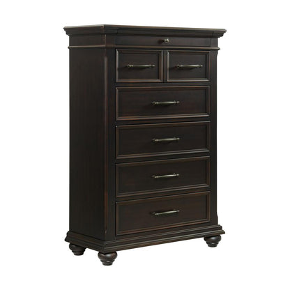 Brooks Queen Platform Storage 5PC Bedroom Set in Black