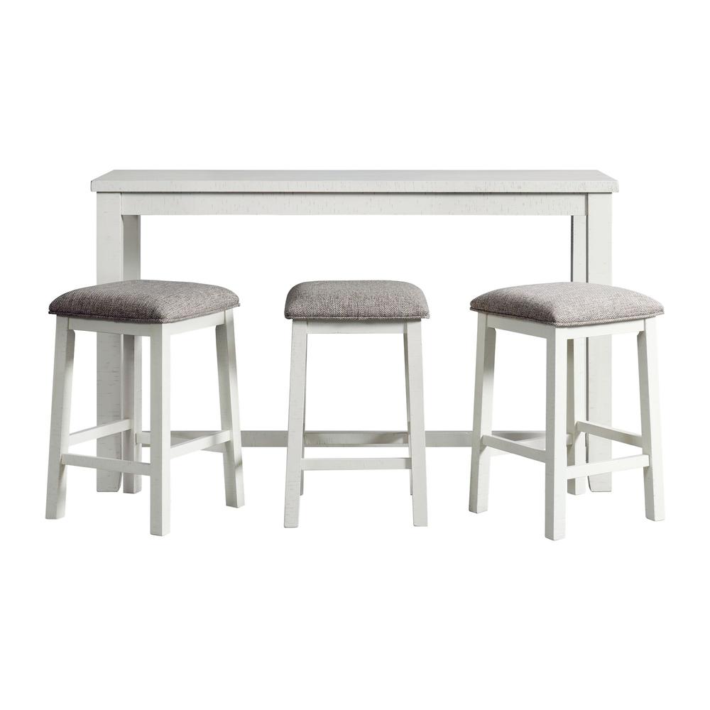 Stanford Multipurpose Bar Table Set in White